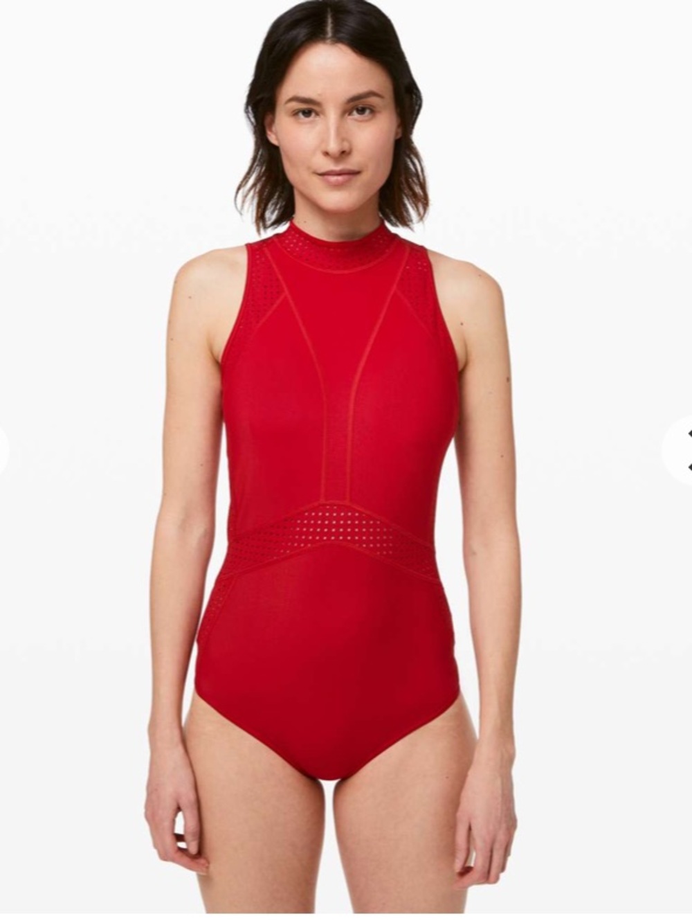 Lululemon Beach Break Paddlesuit One-Piece Swimsuit Red Size Large
